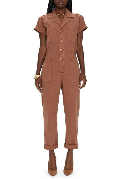 Pistola Grover Short Sleeve Field Suit In Brown