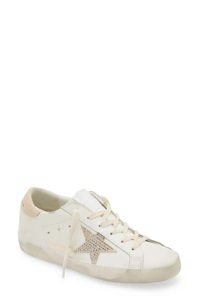 Golden Goose Super-star Low Top Trainer In White