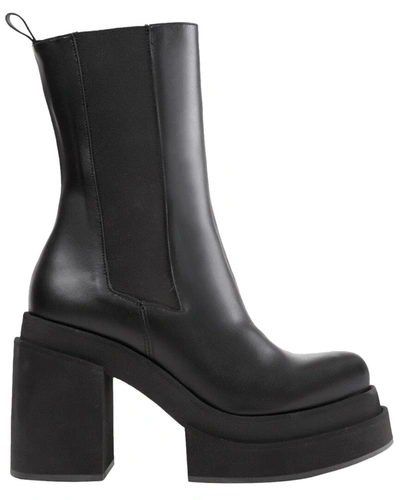 Paloma Barceló Paloma Barcelo Selene Leather Boot In Black