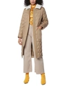 ANDREW MARC RHOMBUS QUILTED LONG JACKET