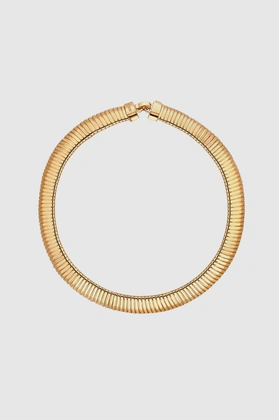 Anine Bing Coil Chain Necklace In Gold In 14k Gold