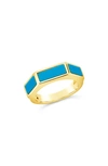 Sterling Forever Alani Stacking Ring In Gold