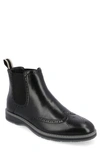Vance Co. Thorpe Wingtip Chelsea Boot In Black