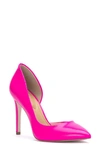 Jessica Simpson Prizma 8 Half D'orsay Pump In Candy Pink Dstrpp