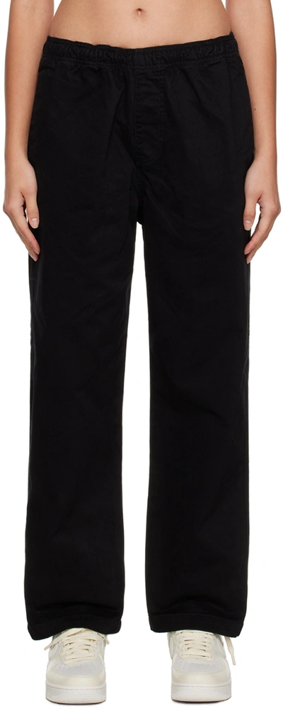 Stussy Black Beach Trousers