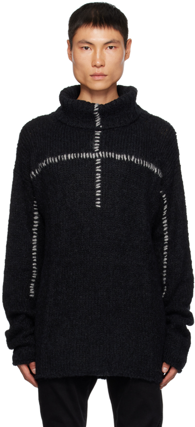 Thom Krom Turtleneck Sweater In Black