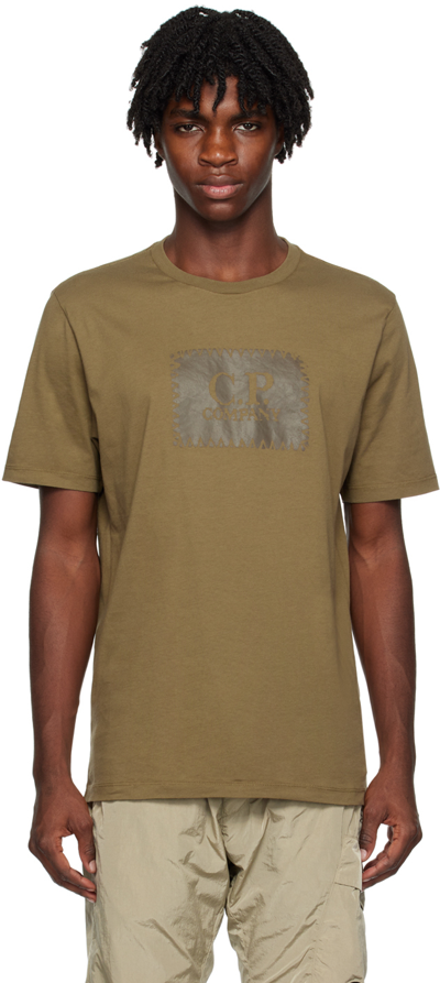 C.p. Company Brown Label T-shirt In Multicolor
