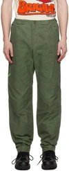 ROBYN LYNCH KHAKI WAXED CARGO PANTS