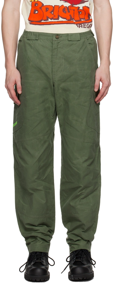 Robyn Lynch Khaki Waxed Cargo Pants In 24496969 Sage