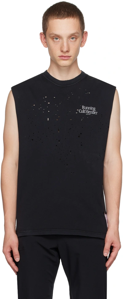 Satisfy Black Mothtech Tank Top