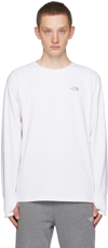 THE NORTH FACE WHITE WINTER WARM LONG SLEEVE T-SHIRT