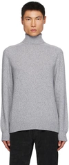 OFFICINE GENERALE GRAY SEAMLESS TURTLENECK