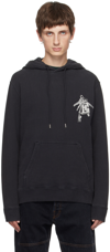 ETUDES STUDIO BLACK KLEIN LOVELOCK HOODIE