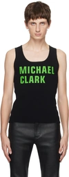 JW ANDERSON BLACK MICHAEL CLARK EDITION TANK TOP