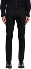 NAKED AND FAMOUS BLACK STACKED GUY JEANS