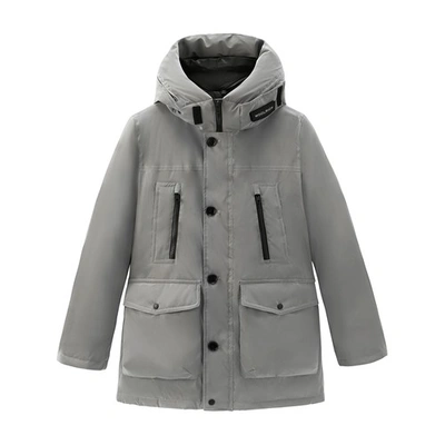 Woolrich Reflective Arctic Parka In Grey