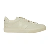 Veja Campo Winter Chromefree Leather Low Top Sneakers In Nautical White