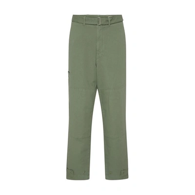 Lemaire Military Pants In Hedge_green