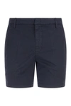 Dondup Manheim - Cotton Blend Shorts In Blue