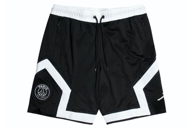 Pre-owned Jordan X Paris Saint Germain Diamond Corto Shorts Black/white