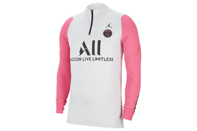 Pre-owned Jordan X Paris Saint Germain Strike Vaporknit L/s T-shirt White/pink/black