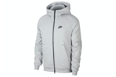 Pre-owned Nike Sportswear Tech Fleece Soft Shell Hoodie Grey