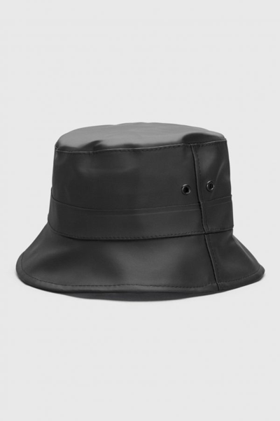 Stutterheim Beckholmen Bucket Hat In Black