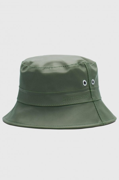 Stutterheim Beckholmen Bucket Hat In Green