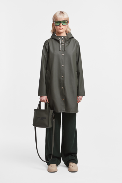 Stutterheim Mosebacke Raincoat In Green