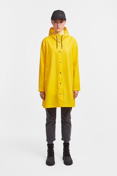Stutterheim Mosebacke Lightweight Raincoat In Yellow