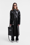 STUTTERHEIM MOSEBACKE LONG PRINT OPAL RAINCOAT