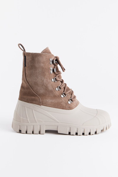 Stutterheim Patrol Boot Suede In Leaf