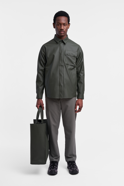 Stutterheim Ringen Overshirt In Green