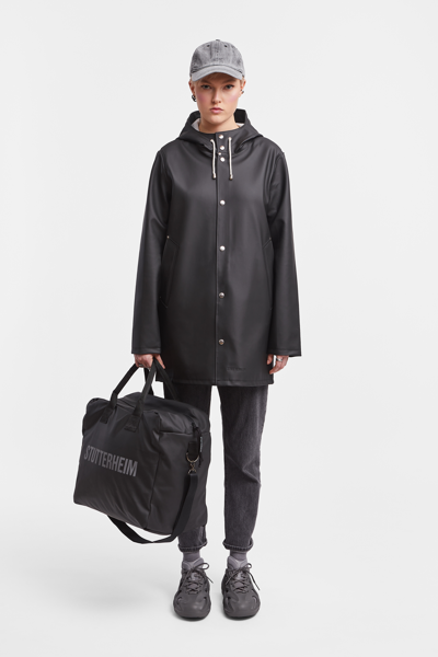 Stutterheim Stockholm Raincoat In Black