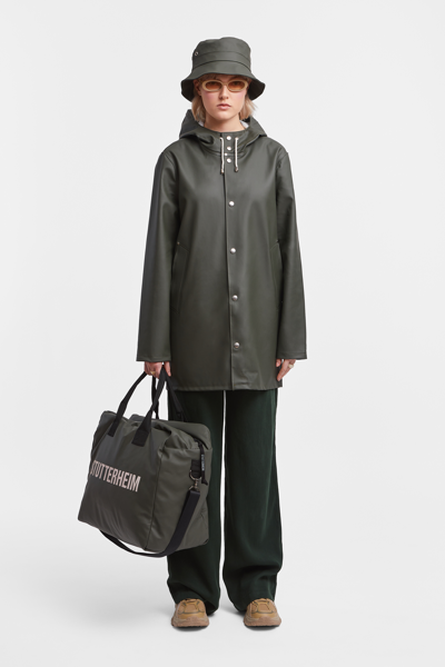 Stutterheim Stockholm Raincoat In Green