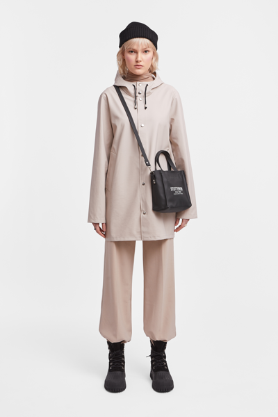 Stutterheim Stockholm Lightweight Raincoat In Light Sand