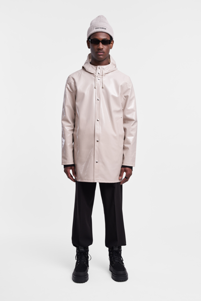 Stutterheim Stockholm Raincoat Coconut In Light Sand