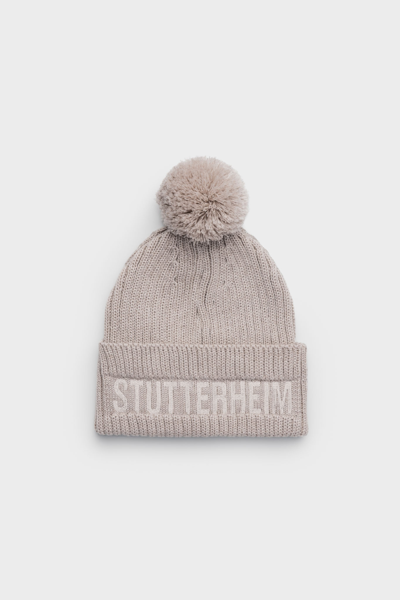 Stutterheim April Beanie Light Sand In Light Sand,black