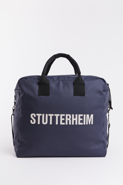 Stutterheim Svea Box Bag In Navy