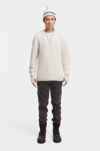 Stutterheim Original Sweater In Off White