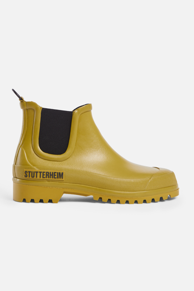 Stutterheim Sunflower Rain Boots In Golden Palm