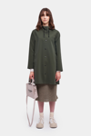 Stutterheim Mosebacke Matte Raincoat In Dark Green