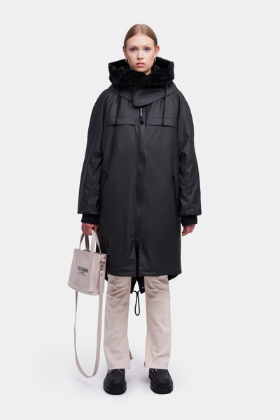 Stutterheim Boden Parka In Black