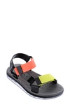 Melissa Papete Rider Sandal In Charcoal
