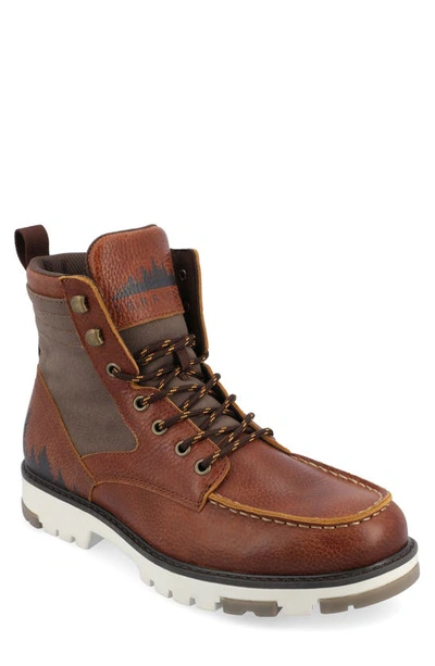 Territory Boots Timber Water Resistant Leather Boot In Brown