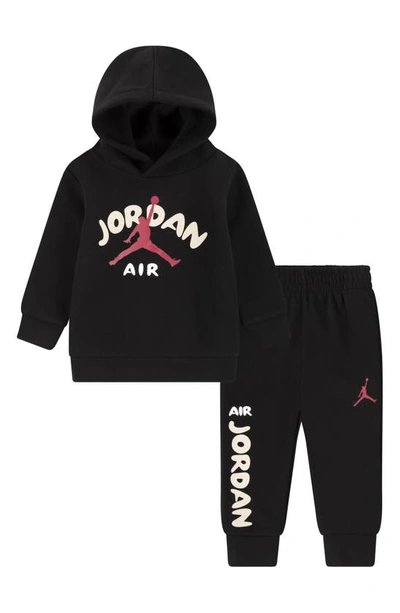 Jordan Babies' Jumpman Hoodie & Sweatpants Set In Black