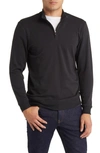 The Normal Brand Puremeso Weekend Quarter Zip Top In Black