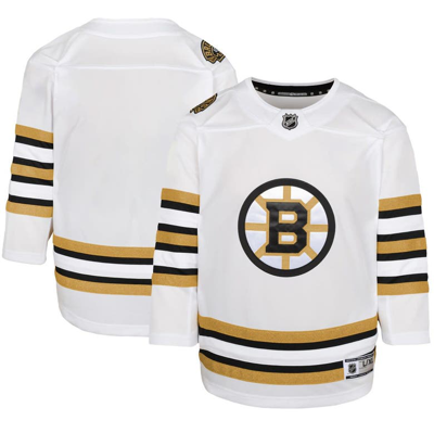 Outerstuff Kids' Youth  White Boston Bruins 100th Anniversary Premier Jersey