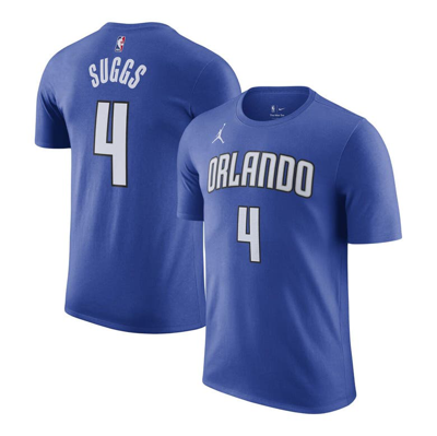 Jordan Brand Jalen Suggs Blue Orlando Magic 2022/23 Statement Edition Name & Number T-shirt