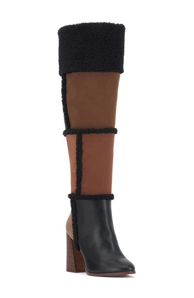 Jessica Simpson Rustina Over The Knee Boot In Sandstone,burnt Umber,tobacco